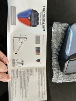 Solar Warning Light
