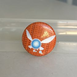 Zelda Navi Button Pin