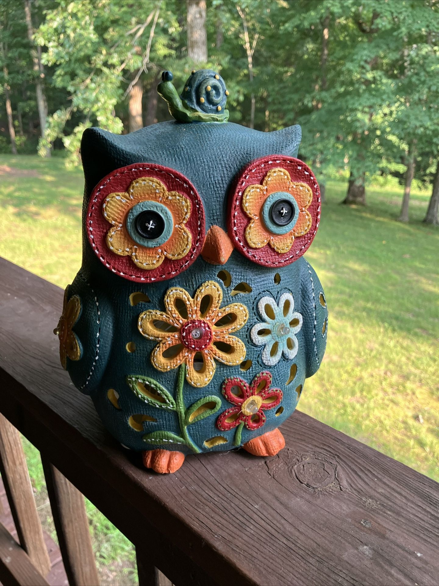 Whimsical Changing Colors Night Owl