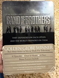 Band of Brothers Complete Series 6-Disc DVD Collector Tin HBO Spielberg Hanks