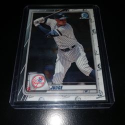 Perfect Aaron Judge Baseball Card 2020 Topps / Bowman Chrome #13