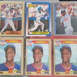 Darryl Strawberry Baseball Card Lot 