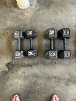 2 sets of weights