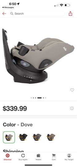 Joie 360 Rotating Convertible Car Seat – Dove