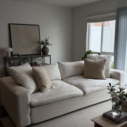 White Living Spaces Cloud Couch