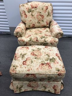 Chair and ottoman $500