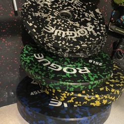 Rogue Rubber Plates Fleck Plates 