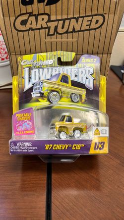 Car tuned lowriders 87 Chevy c10 series 2 diecast
