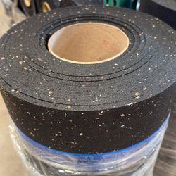 OVER 100 Rolls In Stock! RUBBER FLOORING GYM FLOOR - COMMERCIAL GRADE! Heavy Duty Indestructible, Better Than Horse Stall Mats 
