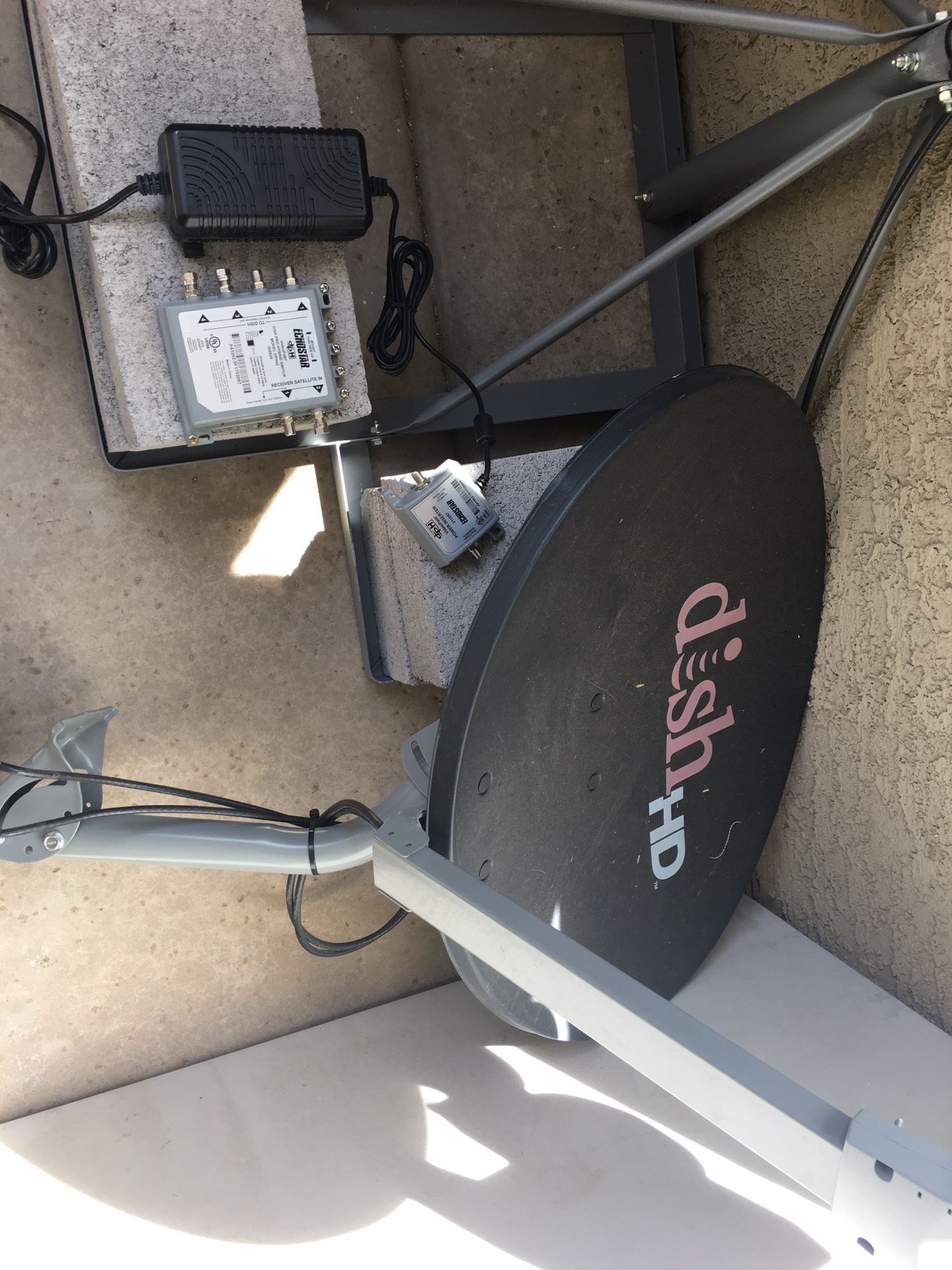 Dish setup for rv/camper/trailer