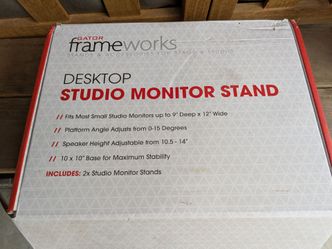 Gator Frameworks Studio Monitor Stand