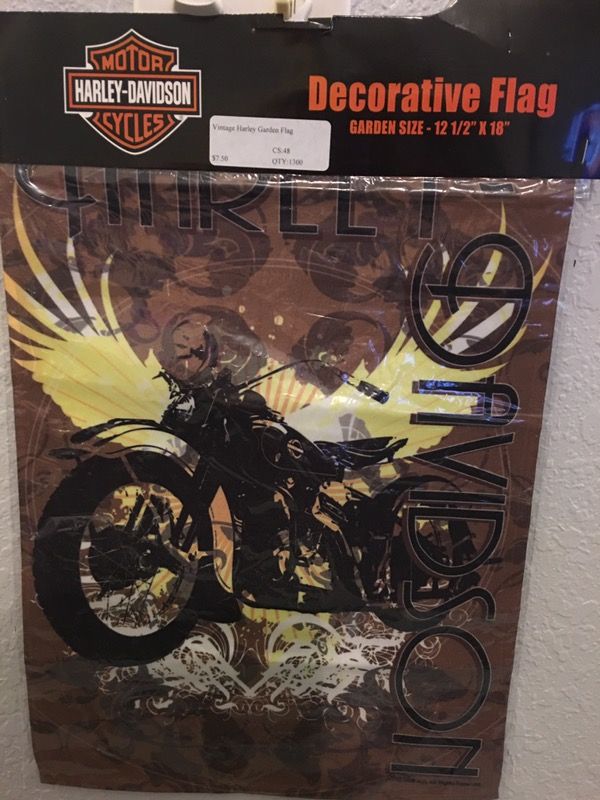 Harley Davidson garden flag