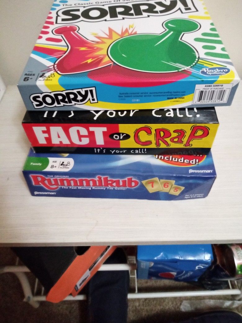 Three Fun Board Games