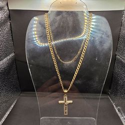 10k 24 inches cuban chain