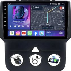 Dodge RAM 1 3–2018 Car Radio Stereo Upgrade Replacement, 9 Inch IPS 1280x800 Touch Screen Head Unit, Wireless CarPlay Android Auto GPS