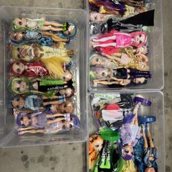 49 Containers Of Dolls And More