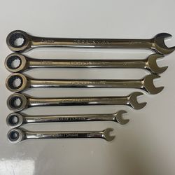 Craftsman 6 Open End/Ratchet Wrenches