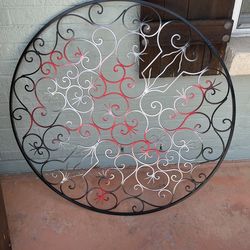 Round Metal Wall Decor 