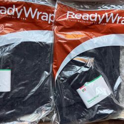 Two New ReadyWrap Liner Thigh Large 25cm Black Solaris L&R NEW Compression Lot