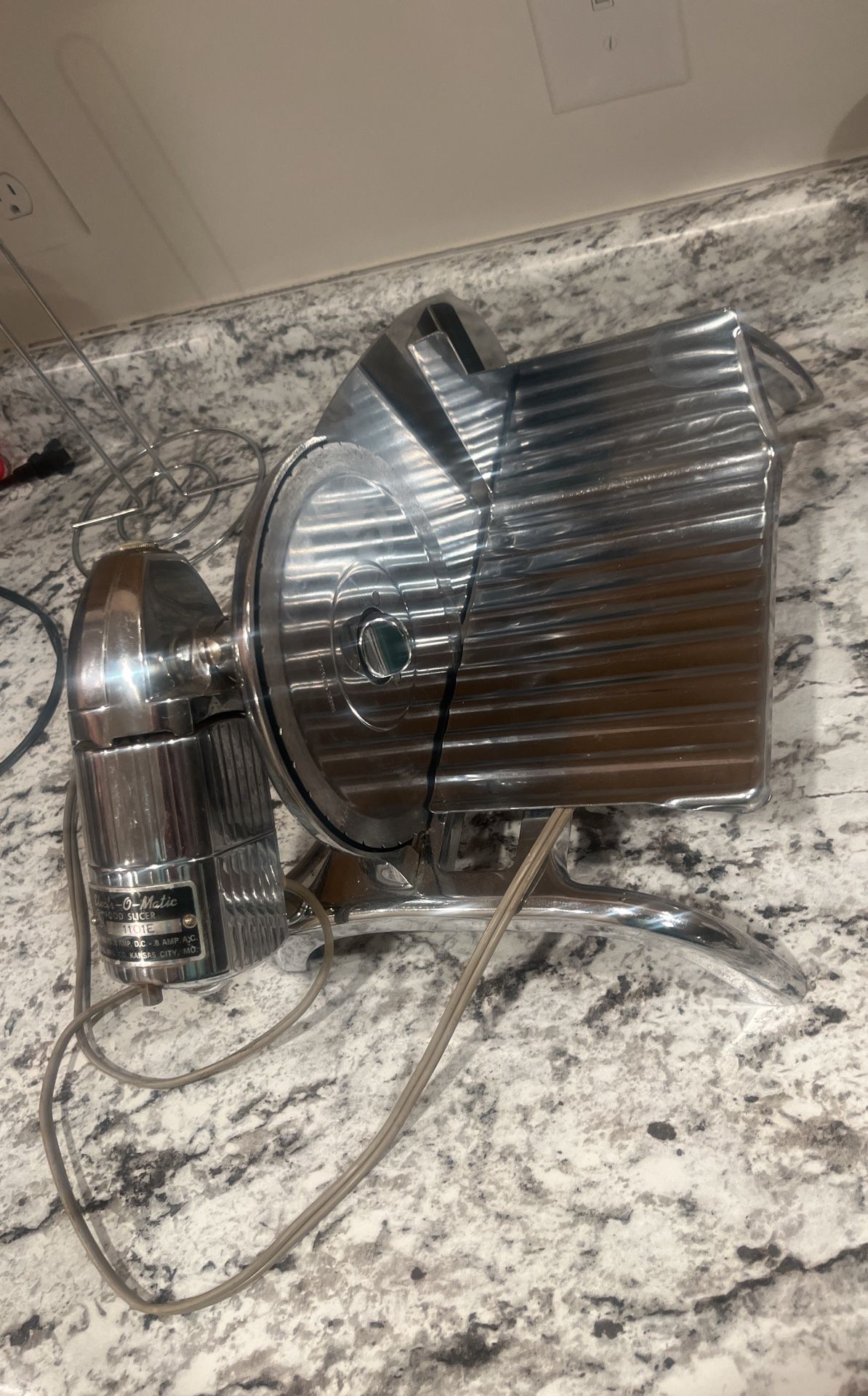 W RIVAL ELECTRIC FOOD MEAT SLICER MODEL 1101E With Extra 1030V/2 MOTOR