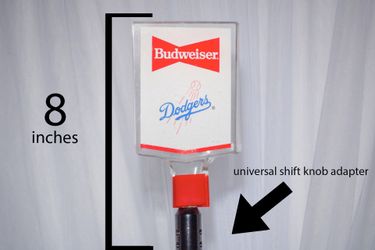 Shift Knob (universal adapter) Budweiser Beer Tap