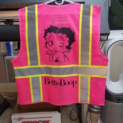 Betty Boop Safety Vest - Pink Or Red