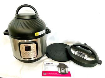 Instant Pot Duo Crisp : Air Fryer 8QT 11 + Pressure Cooker - Complete Set 🚚 Moving Sale!