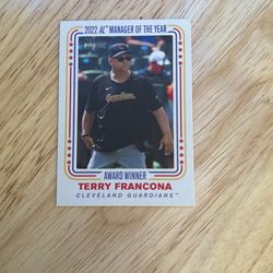 2023 Topps Heritage High Numbers #AW-8 Terry Francona