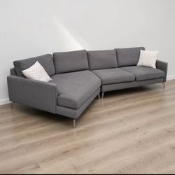 GREY SECTIONAL COUCH SOFA