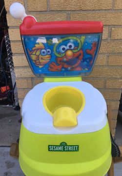 Elmo training toilet