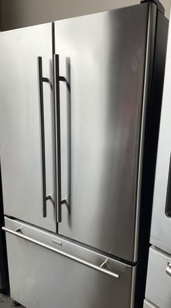 Jenn Air 3-Door Black Stainless Refrigerator
