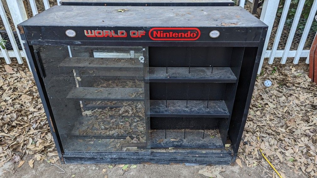 World Of Nintendo Display Cabinet