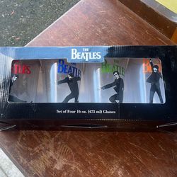 The Beatles 16oz Glasses 