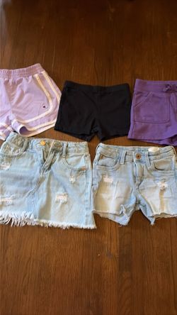 Toddler girl clothes size 5/6 shorts bundle (5pcs)