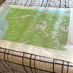 Olympic National Park Vintage Map
