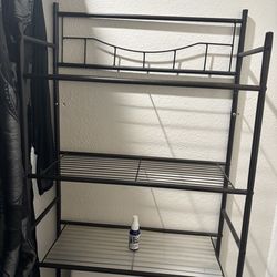 Over the toilet metal stand