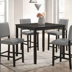5 Piece Counter Height Dining Set 