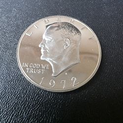 1972-S Eisenhower Silver Dollar Proof 40% Silver $1 US Mint Coin *Uncirculated*