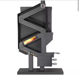 US Stove Wiseway 2,000 sq. ft. 40,000 BTU Non Electric Gravity Fed Pellet Stove