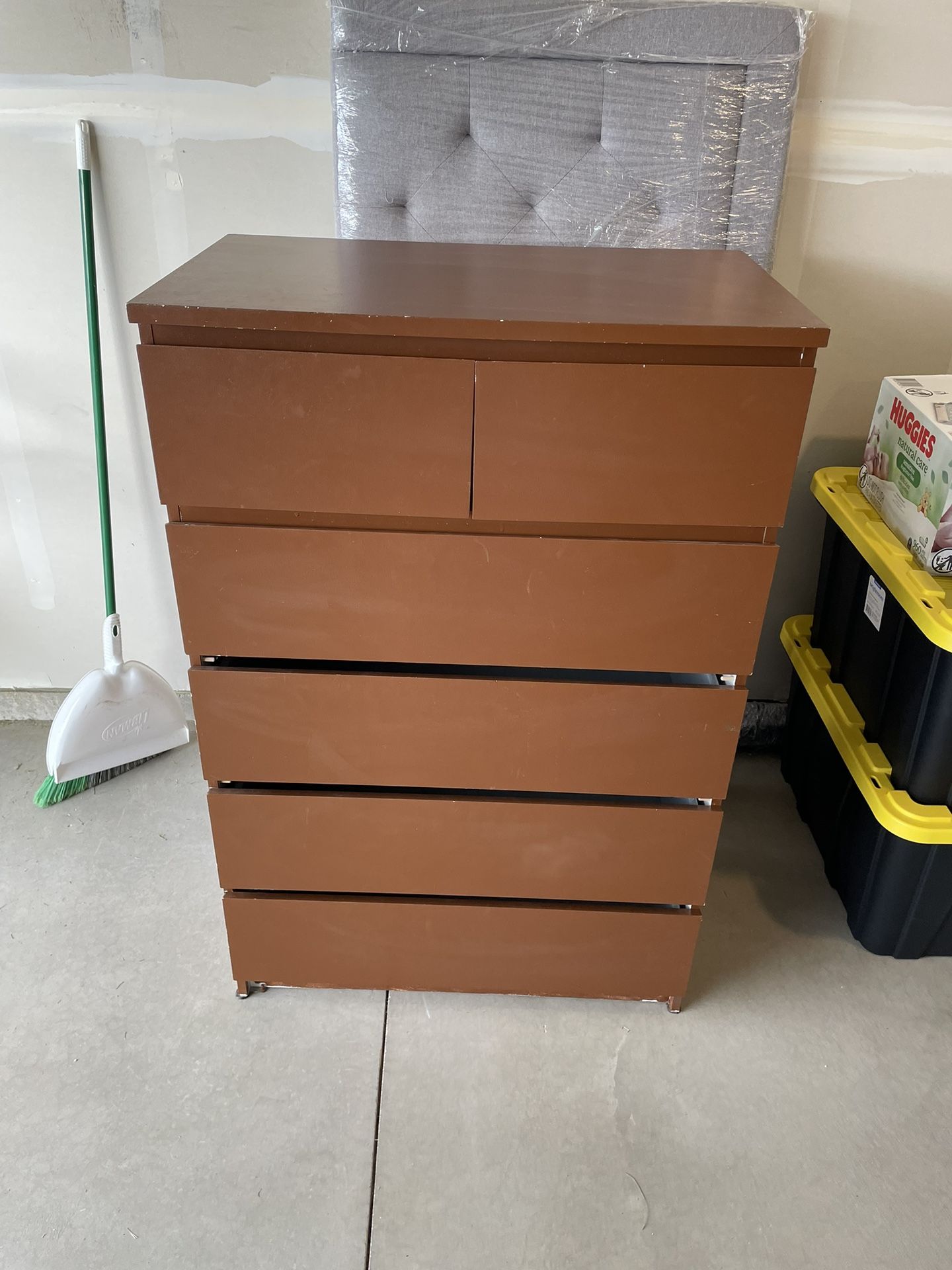 IKEA Malm 6 Drawer Dresser