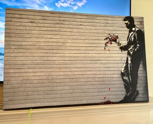 Large Banksy painting