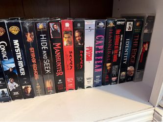 VHS movies VCR cassette tapes