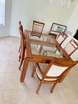 Dining room table and buffet