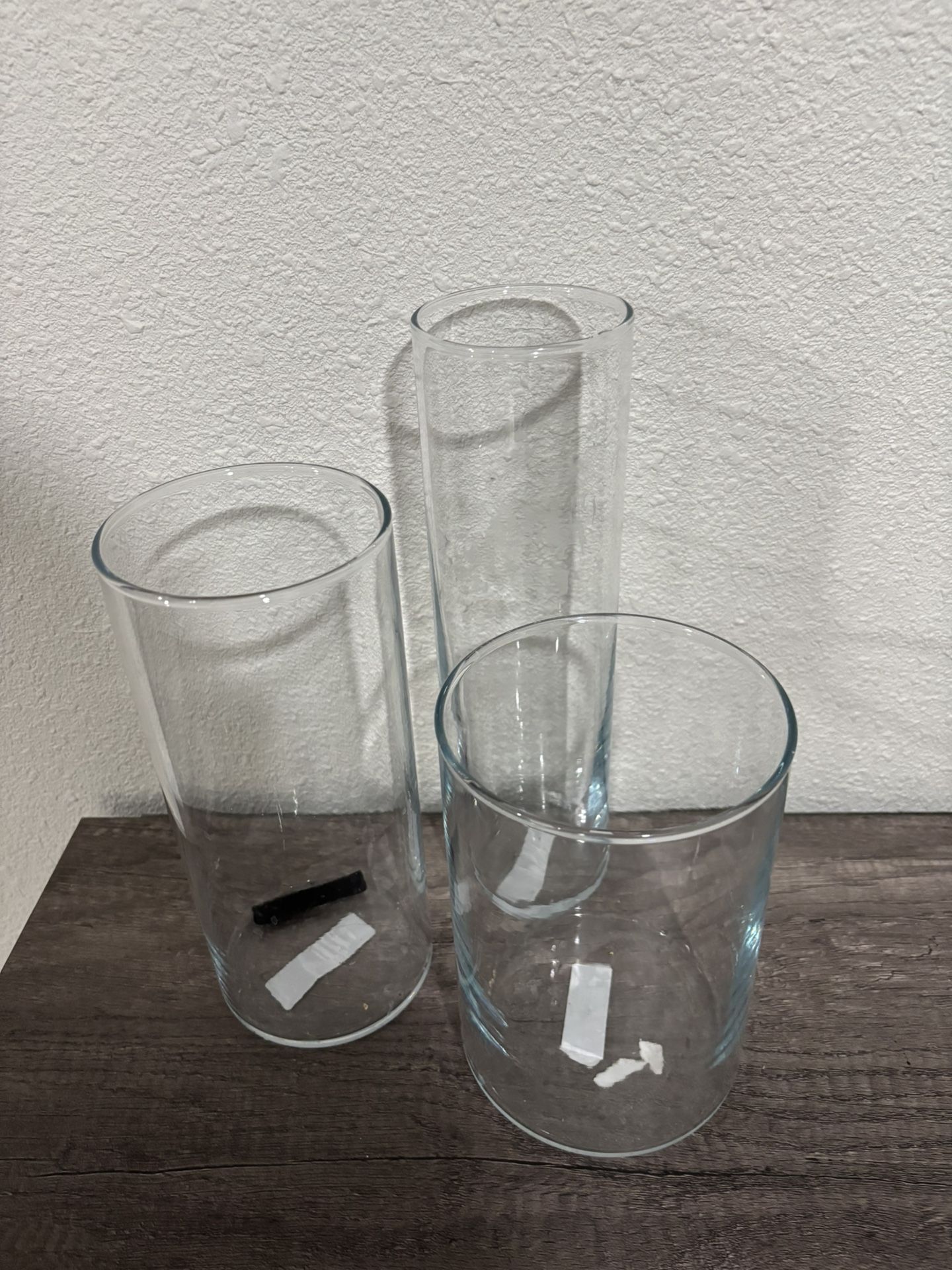 Glass Cylinders Vases / Centerpieces