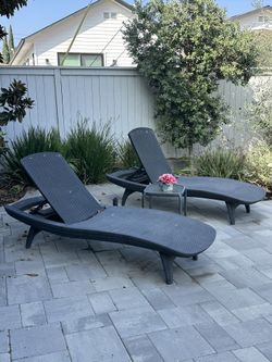 Strong Reclinable Pool Chairs 