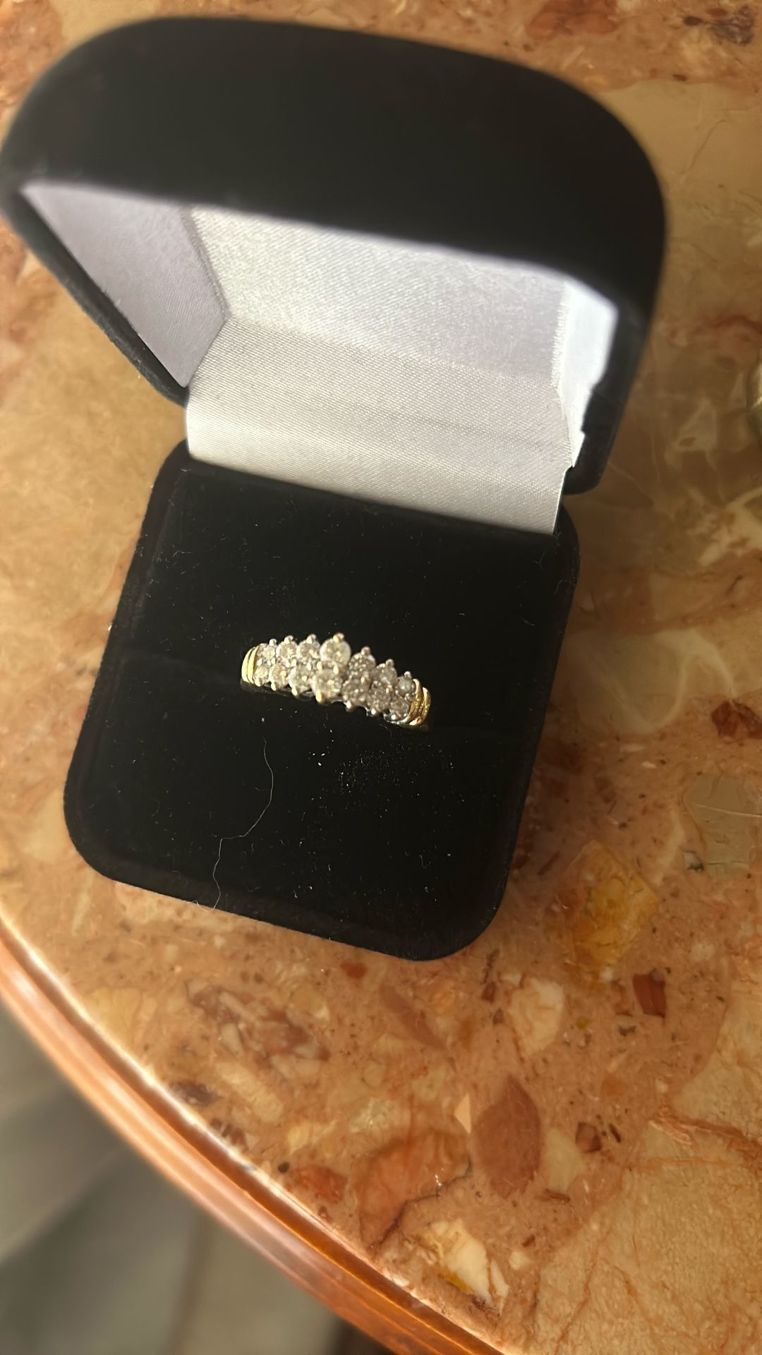 14k Gold Diamond Cocktail Ring 1.20ct