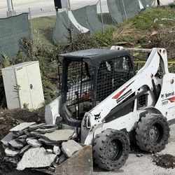 Demolition Bobcat Excavation Truck Driveway 