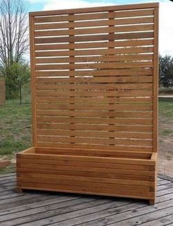 Custom Size Planter Box With Wheel Restaurant Home Decor Outdoor Raised Bed Vegetables Herb AC pool equipment heater cover privacy wall