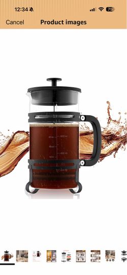 Brand New VEVOR Glass French Press Coffee Maker