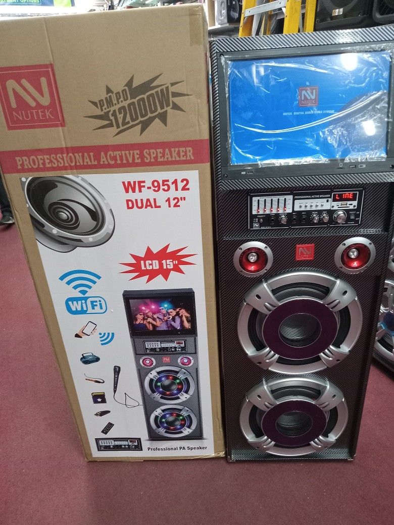 Touch Screen Loud Bluetooth Party Speaker With WiFi. Brand New